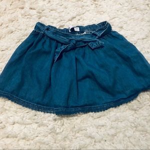 SOLD Zara Toddler Girls Denim Jean Twirl Skirt
